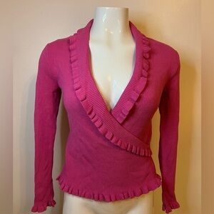 Women’s Sweater with Ruffles by Jones New York Size Petite Small